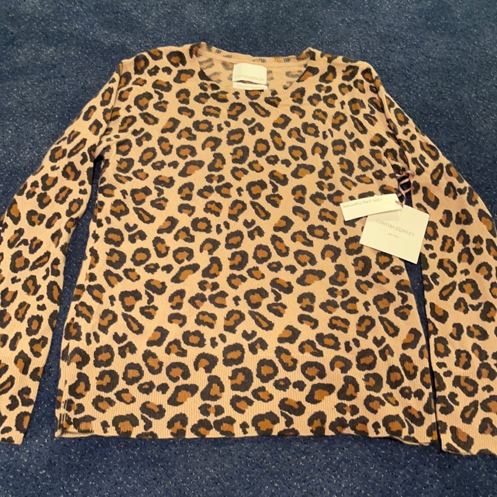 Cynthia Rowley 100% ply cashmere sweater